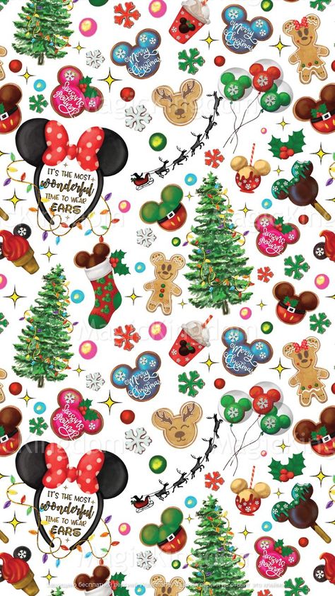 Disney Christmas Wallpaper, Christmas Iphone Wallpaper, Disney Characters Christmas, Christmas Desktop, Idee Cricut, Minnie Mouse Christmas, Christmas Iphone, Xmas Wallpaper, Christmas Wallpaper Backgrounds