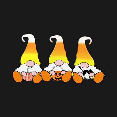 Check out this awesome 'Halloween+Gnome%2C+Candy+Corn+Gnomes+Trick+Or+Treat' design on @TeePublic! Painted Gnomes, Candy Corn Shirt, Corn Shirt, Corn Painting, Halloween Gnomes, Halloween Gnome, Candy Corn, Halloween Treats, Pluto The Dog