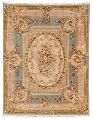 A SAVONNERIE STYLE CARPET, Shabby Chic Rugs, Crocheting Gifts, Handbags Crochet, Doll House Flooring, Victorian Carpet, Rugs Pink, Shabby Chic Rug, Diy Home Interior, Dollhouse Rug