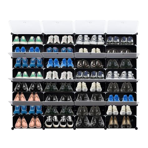 8-Tier Portable 64 Pair Shoe Rack Organizer 32 Grids Tower Shelf Storage Cabinet Stand Expandable for Heels, Boots, Slippers, Black https://mlnshops.com/products/8-tier-portable-64-pair-shoe-rack-organizer-32-grids-tower-shelf-storage-cabinet-stand-expandable-for-heels-boots-slippers-black MLNshops #Bestseller Tower Shelf, Bookcase Closet, Shoe Rack Organizer, Toy Storage Solutions, Shoe Rack With Shelf, Closet Shelf Organization, Storage Cube, Shoe Shelves, Shoe Rack Organization