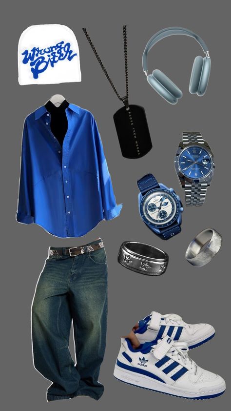 #outfit#blueoutfit #outfitblue#matching Match Outfits, Mix Match Outfits, Blue Outfit, Mix Match, Dark Blue, Pins, Blue, Quick Saves