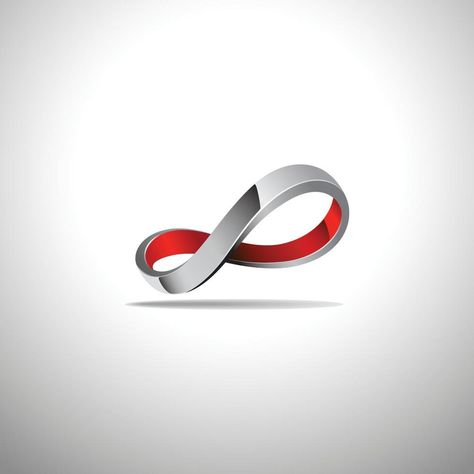 a chrome 3d infinity symbol. modern style infinite logo. futuristic infinity logotype. 3d Infinity Symbol, Infinity Symbol Art, Infinite Logo, Infinite Symbol, Logo Infinity, Developer Logo, Infinity Design, Brand Assets, Infinity Love