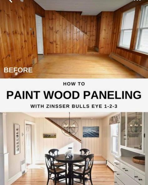 Paneling Living Room, Wood Paneling Decor, Wood Paneling Living Room, Wood Paneling Makeover, Knotty Pine Paneling, Paneling Makeover, Painting Wood Paneling, Pine Walls, Knotty Pine