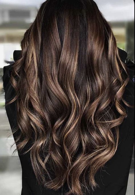 Nextgen Nails, Brunette Ombre, Hair With Highlights, Brunette Balayage, Black Hair With Highlights, Dark Hair With Highlights, Caramel Hair, Brunette Balayage Hair, Brown Hair Balayage