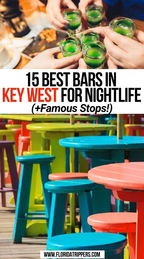 15 Best Bars In Key West For Nightlife (+Famous Stops!) Best Restaurants In Key West, Florida Nightlife, Key West Florida Beaches, Key West Bars, Keywest Florida, Key West Restaurants, California With Kids, Travel Florida, Dive Bars