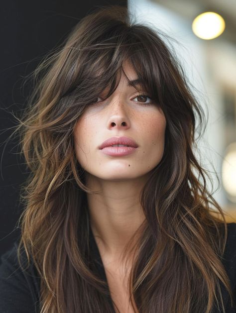 New Hairstyle Quotes, Hairstyle Quotes, Curly To Straight Hair, Shaggy Long Hair, Long Shag Haircut, Long Shag, Quotes Short, New Hairstyle, Haircuts Straight Hair