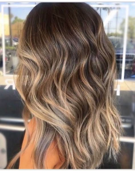 Color Ombre Hair, Color Hair Ideas, Carmel Balayage, Blonde Ombre Hair, Balayage Hair Color Ideas, Brunette Ombre, Balayage Hair Color, Blonde Balayage Highlights, Blond Balayage