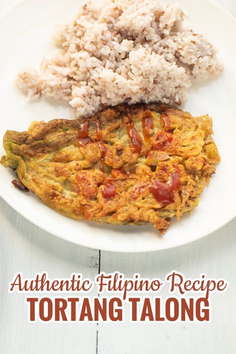 This Tortang Talong is an easy eggplant recipe that is perfect for breakfast or brunch. The grilled whole eggplants were peeled and pan-fried with egg, flour and spices mixture then served with tomato sauce. Yum! Tortang Talong Recipe, Talong Recipe, Pan Fried Eggplant, Easy Eggplant, Filipino Breakfast, Eggplant Recipes Easy, Pinoy Recipes, Flat Cakes, Eggplant Recipe