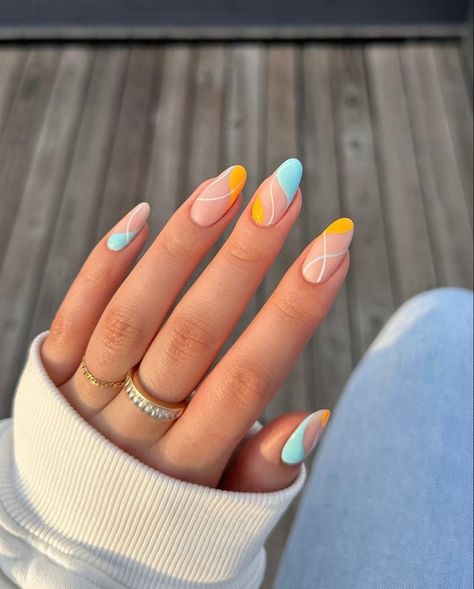 Diy Valentine's Nails, Beachy Nails, Funky Nail Art, Valentine Nail Art, Cute Simple Nails, Summery Nails, Really Cute Nails, Nails 2024, Beach Nails