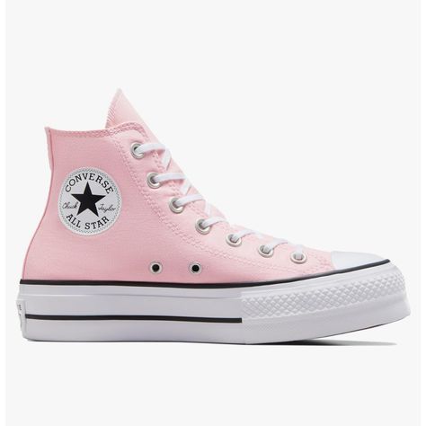 These Are Light Pink And Are New In The Box. We Mail Out On Mon/Wed/Fri. Light Pink Converse, Zapatillas All Star, Cute Converse Shoes, Platform Chucks, Womens High Top Shoes, Cute Converse, Chuck Taylor All Star Lift, Platform Design, Converse Shop