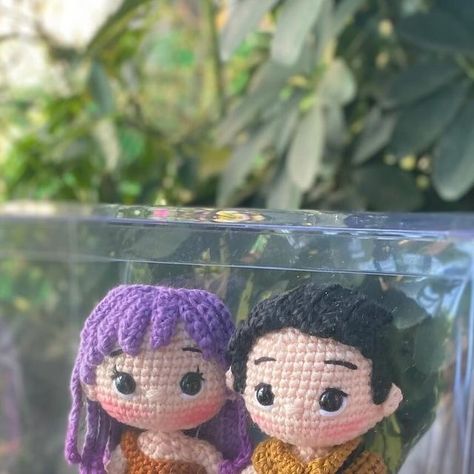 Crochet Doll Keychain, Crochet Couple, Crochet Products, Kpop Art, Doll Keychain, Girl Couple, Support Local Artists, Crochet Keychain, Diy Crochet Projects