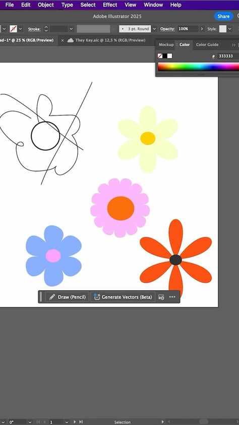 Easy way to make different types of flowers in Adobe Illustrator. . . If you want to learn graphic design from me comment “MGD” and I will send you the details. . . . . . . . . #graphicdesigner #graphicdesign #design #adobeillustrator #adobeillustratortutorial #graphicdesign #designer Adobe Illustrator Flowers, Simple Graphic Design Ideas, Graphic Design Flowers, Figma Design Tutorial, Graphic Design Projects Ideas, Adobe Illustrator Ideas Graphic Design, Graphic Design Inspiration Creativity, Adobe Illustrator Infographic, Illustrator Design Ideas