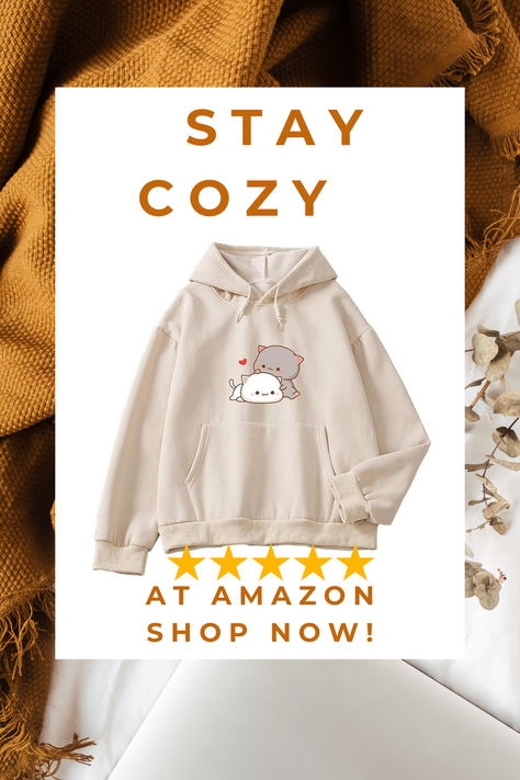 Qiqilyly Kawaii Cat Anime Hoodie for Women Cuddly Warm Hoodie Teenage Girls Aesthetic, Cute Winter Clothes, Cat Anime, Hoodie For Women, Cat Hoodie, Aesthetic Cute, Cute Winter Outfits, Kawaii Cat, Anime Hoodie