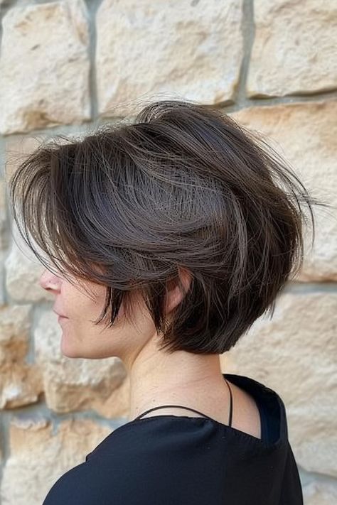 Wedge Haircuts, Short Wedge Haircut, Wedge Haircut, Women Haircuts, Wedge Hairstyles, Stacked Bobs, Classic Haircut, Stacked Bob, Short Hair Trends