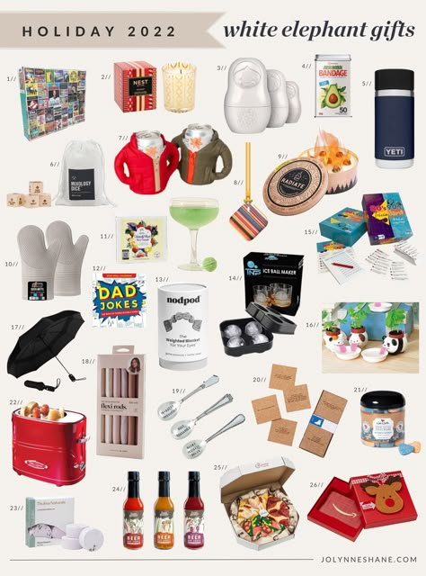 Check out this post to find the best White Elephant gift anyone would love to recieve. Cool White Elephant Gifts, Exchange Gift Ideas Christmas, Cool White Elephant Gifts Ideas, Great White Elephant Gift Ideas, $50 Christmas Gift Ideas, White Elephant Gifts $50, Adult White Elephant Gift Exchange Ideas, Gifts Under $50, $50 White Elephant Gift Ideas