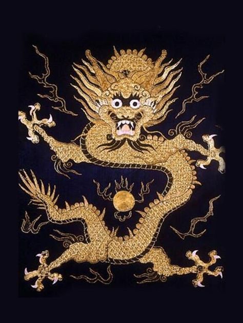 Tibetan Dragon, Embroidered Robe, Imperial Dragon, Dragon Tattoo Art, Chinese Embroidery, Asian Dragon, Eastern Art, Arte Inspo, China Art