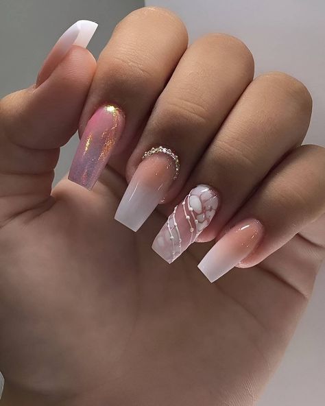 30 Classy Nude Nail Designs Perfect For Elegant Ladies - 226 Classy Nude Nail Designs, Nude Nail, Nude Nail Designs, Modern Nails, Cute Acrylic Nail Designs, Pretty Nail Art Designs, Ballerina Nails, Elegant Ladies, Uñas Acrilicas