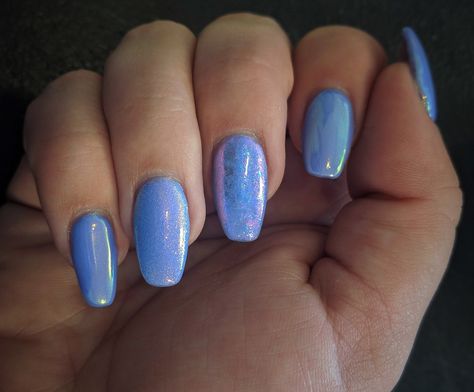 Nails Periwinkle, Periwinkle Nails, Spa Manicure, S Nails, Manicure Nails, Prom Nails, Beauty Style, Chrome Nails, Purple Nails