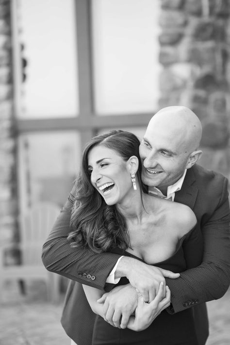 How to prepare for an engagement photoshoot | Engagement photos pose ideas | Candide engagement photos | Black and white engagement photoshoot | Formal attire for engagement photos | Laughing candid engagement photography Engagement Photos Glamorous, Hollywood Style Engagement Photos, Couples Formal Photoshoot, Laughing Engagement Photos, Engagment Photo Formal, Hollywood Glam Engagement Photos, Couples Glamour Shots, Formal Couple Photoshoot, Fancy Engagement Photos