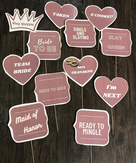 Bride To Be Props Printable, Simple Bridal Shower Ideas At Home, Bride To Be Decoration Ideas Diy, Bridal Shower Backdrop Ideas Diy, Bride To Be Theme Ideas, Bride To Be Props, Bride To Be Decoration Ideas At Home, Mayon Dress, Bride To Be Ideas