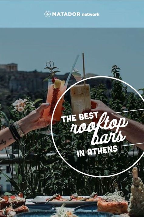 Athens Rooftop Bars, Athens Restaurants, Greece With Kids, Honeymoon On A Budget, Europe 2023, Greece Trip, Athens City, Best Rooftop Bars, Romantic Restaurant