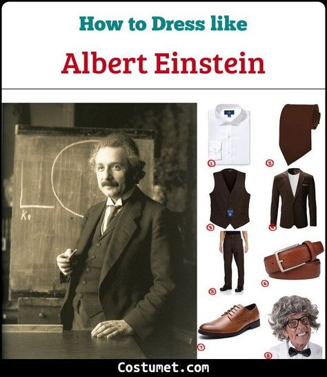 Albert Einstein Costume for Cosplay & Halloween 2021 Albert Einstein Costume, Einstein Costume, About Albert Einstein, Modern Physics, Science Fiction Tv, Cosplay Halloween, Movie Genres, Halloween Party Costumes, Western Movies