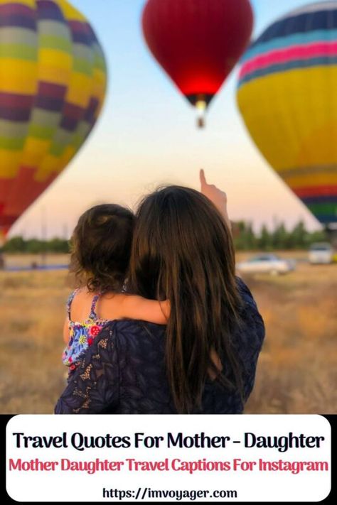 Travel Quotes For Mother And Daughter Mother Daughter Travel Quotes, Quotes For Mother And Daughter, Mother And Daughter Travel, Mother Daughter Travel, Travel Buddy Quotes, Daughter Captions, Quotes Mother Daughter, Trip Captions For Instagram, Caption For Mom