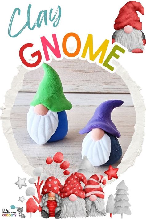 Here’s a fun craft for you and your kids to enjoy together! This clay gnome how-to is such an easy craft that you can end up making a whole village of these cute clay gnomes if you want to. Clay Gnomes Diy, Clay Gnomes Diy How To Make, Air Dry Clay Gnomes, Clay Gnomes, Gnome Diy, Time Planner, Gnomes Diy, Clay Crafts Air Dry, Homeschool Lesson