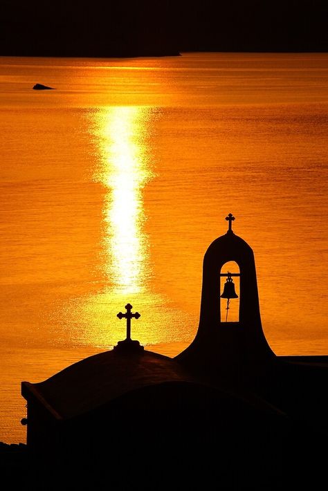 "Sunset in Tinos island" by Hercules Milas | Redbubble Greek Sunset, Sunrise Photos, Fields Of Gold, Aegean Sea, Sunset Photos, Sunset Sunrise, Hercules, Hd Images, Sunrise Sunset