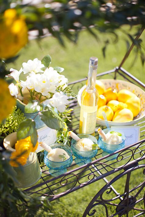 Amalfi Coast Wedding Inspiration....not sure about the lemons and pears but LOVE the idea of lemon sorbet!! Yum! Amalfi Decor, Mediterranean Wedding, Amalfi Coast Wedding, Dream Destination Wedding, Mediterranean Garden, Coast Wedding, Yellow Wedding, For Love And Lemons, Italian Wedding