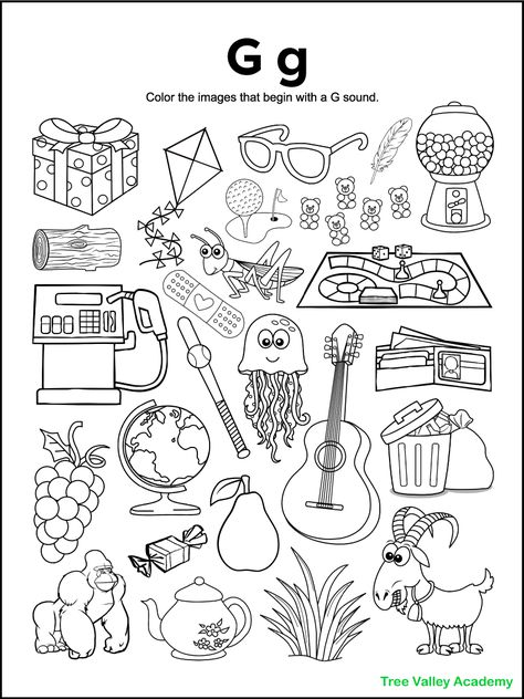 The Letter G Worksheets, Letter G For Kindergarten, Preschool Letter G Worksheets, Letter G Kindergarten Activities, Letter G Week Preschool, G Is For Preschool, Letter G Printables Free, G Letter Worksheet, Letter G Is For