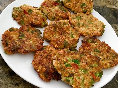 Okra Patties Recipe Okra Patties Recipe, Okra Patties, Roasted Okra, Busy Mom Recipes, Okra And Tomatoes, Fried Okra, Okra Recipes, Patties Recipe, Deep South