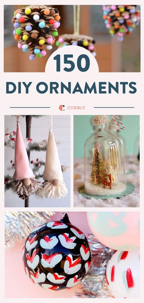 Add something special to your tree-trimming tradition with one of these DIY Christmas Ornaments! 🎄✨ DIY Christmas ornaments for every style. From minimal to modern, here are our favorite tree ornament tutorials to get you inspired. 🌟 #DIYOrnaments #HandmadeHolidays #ChristmasCrafts Ornament Tradition, Homemade Ornament, Ornaments Diy Christmas, Xmas Decorations Diy, Diy Christmas Ornament, Unique Ornaments, Homemade Ornaments, Modern Christmas Decor, Cotton Doll