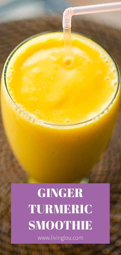 Fresh Turmeric Recipes, Homemade Orange Juice, Protein Shake Ingredients, Health Benefits Of Turmeric, Turmeric Smoothie, Healthy Nutrition Plan, Turmeric Recipes, Ginger Water, Ginger Smoothie