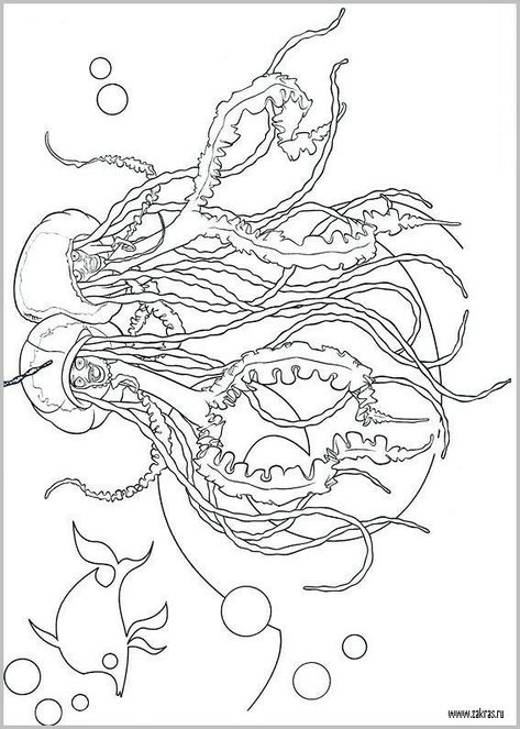 Shark Tale Jellyfish, Preschool Skills, Ocean Coloring Pages, Shark Tale, Jellyfish Drawing, Fish Tales, Kids Coloring Pages, Comedy Film, Computer Animation