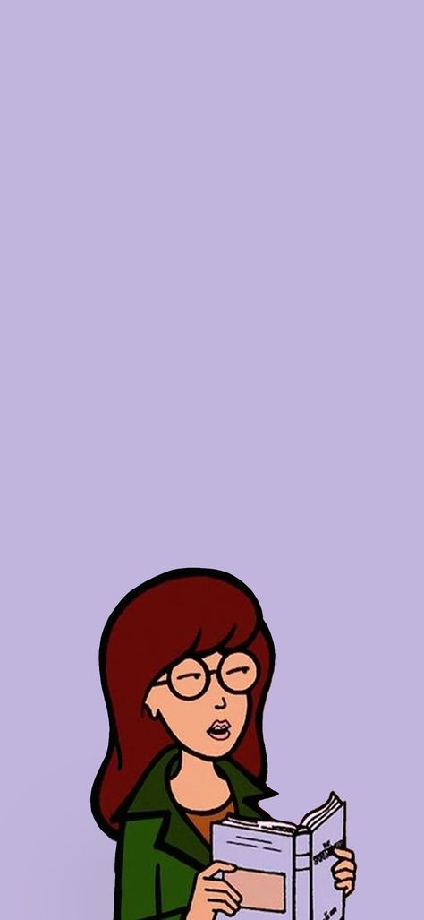 Daria Wallpaper Iphone, Cartoon Network Wallpapers Aesthetic, Daria Wallpaper, Daria Cartoon, Daria And Jane, Daria Mtv, Daria Morgendorffer, Backgrounds Iphone, Currently Reading