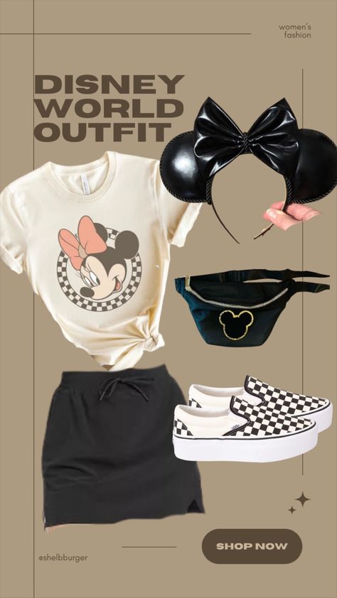 Retro Disney Shirts, Mickey … curated on LTK Cute Disney Park Outfits For Women, Mini Mouse Outfit Ideas For Women, Disney World Outfits Women Spring, Disney Outfits For Summer, Disney Bound Minnie Mouse, Diy Disney Outfits Women, Disney Outfits Women Summer Casual, Women’s Disney Outfit, Adult Disney Outfits For Women