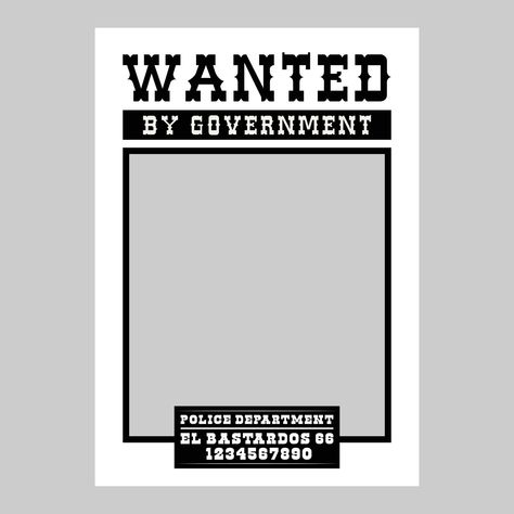 Wanted Poster Template Editable, Wanted Poster Template, Creative Frames, Wanted Template, Horror Halloween Costumes, School Diploma, Poster Template Free, Wanted Poster, Templates Free Design