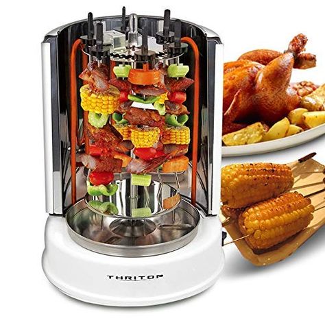 Amazon : Vertical Rotisserie Oven 1100W Just 61.79 W/Code (Reg : $102.99) (As of 3/08/2019 2.18 PM CST) Check more at https://dealsfinders.blog/08/amazon-vertical-rotisserie-oven-1100w-just-61-79-w-code-reg-102-99-as-of-3-08-2019-2-18-pm-cst/ Oven Turkey Recipes, Vertical Rotisserie, Chicken Rotisserie, Kebab Skewers, Rotisserie Oven, Rotisserie Grill, Food Types, Countertop Oven, Grill Plate