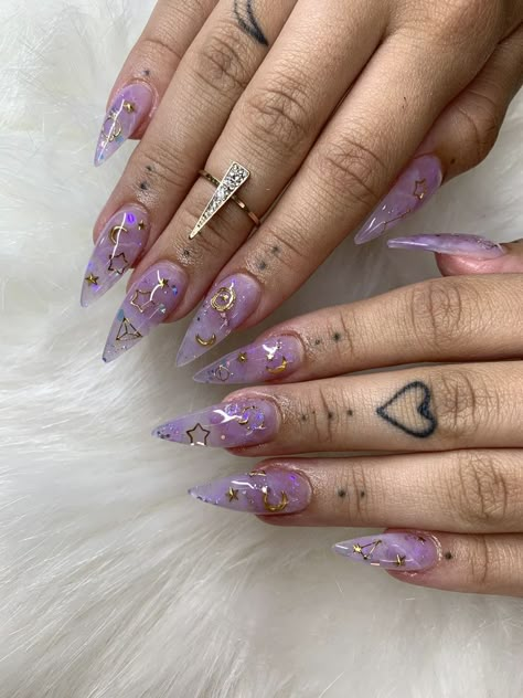 Nail Designs Simple, Sailor Moon Nails, Best Summer Nails, Summer Nails Ideas, Bella Nails, Minimalist Nail, Witchy Nails, Moon Nails, Minimalist Nail Art