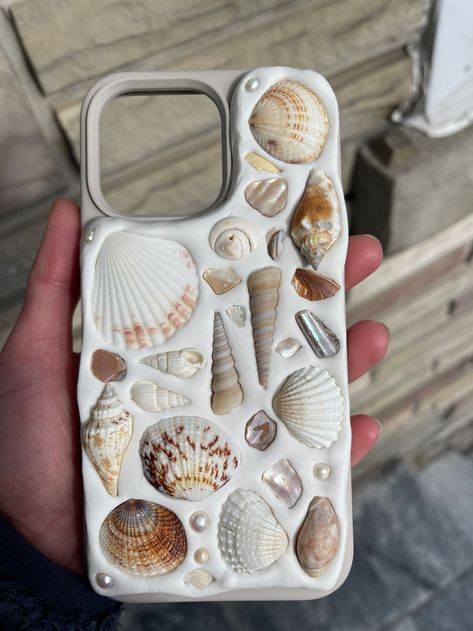 Seashell Mosaic Phone CaseEtsy Canada Seashell Mosaic Phone Case, Mermaid Core Phone Case, Plaster Shell Phone Case, Coastal Cowgirl Phone Case, Diy Shell Phone Case, Sea Shell Phone Case, Memor Phone Case, Seashell Iphone Case, Seashell Case