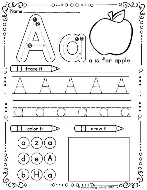 A is For: ABC Worksheets for Free Pre K Letter A Worksheets, Letter A Recognition Worksheet, Sight Word Big Worksheet, Pre K Abc Worksheets, Letter A Trace Worksheet, Alphabet Worksheets For Grade 1, Letter A Phonics Worksheet, Tracing Pages For Preschool Free, Preschool Reading Worksheets