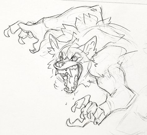 Dog Teeth Drawing Reference, Werewolf Drawing Poses, Werewolf Reference Pose, Canine Mouth Reference, Claws Pose Reference, Werewolf Poses Reference Drawing, Anthro Paws Reference, Werewolf Reference Drawing, Werewolf Art Reference