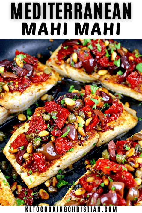 Mediterranean Diet Recipes Mahi Mahi, Curry Mahi Mahi Recipes, Mahi Mahi Pan Seared, Mediterranean Diet Mahi Mahi Recipe, Mahi Mahi Pasta Recipes, Greek Mahi Mahi Recipes, Italian Mahi Mahi Recipes, Mahi Mahi Bowl Recipe, Pan Seared Mahi Mahi Recipes