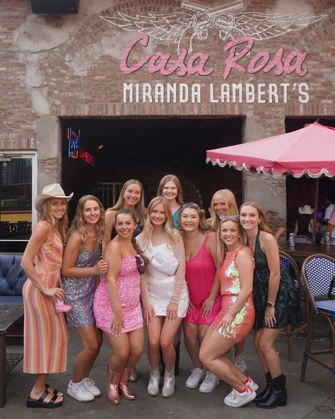 just a bride and her Barbies & Kens 🩷🤠🎀🤍🥂 . . . #bachelorette #nashville #nashvegas #dancingqueen #broadwaynashville #travelnashville Nashville Barbie Bachelorette, Nashville Bach Decor, The Graduate Hotel Nashville, Cheekwood Wedding Nashville, Music City Nashville, Nashville Trip, Miranda Lambert, Dancing Queen, Barbie And Ken