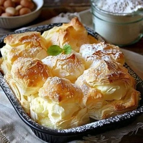 Description:Cream puffs are a classic French pastry known for their light, airy texture and rich, creamy filling. These delightful treats are perfect for special occasions or as an elegant dessert to impress your guests. This recipe guides you through the process of making cream puffs filled with smooth vanilla custard. Ingredients: For the Choux Pastry: […] Vanilla Custard Recipe, Homemade Cream Puffs, Cream Puff Filling, French Cream, Cooking Lover, Custard Recipes, Custard Filling, Elegant Desserts, Phyllo Dough