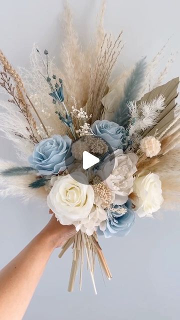 Bouquet Bride, Boho Wedding Bouquet, Rustic Bouquet, Boho Bouquet, Dried Bouquet, Blue Bouquet, Bridal Inspiration, Rehearsal Dinner, Bride Wedding