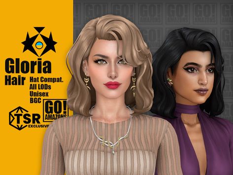 Old Hollywood Hair, Lisa Hair, Sims 4 Black Hair, Pelo Sims, Tumblr Sims 4, Sims 4 Dresses, Sims 4 Mm, Sims Four, Blowout Hair