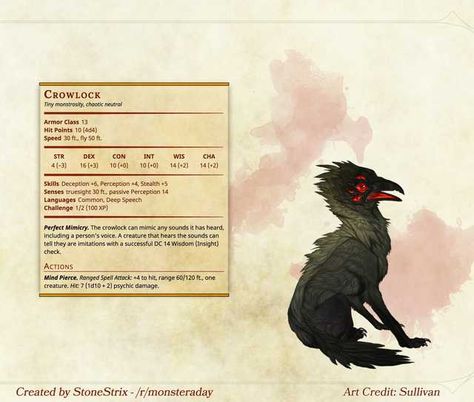 Beast of Ill Omen - Imgur Witcher Monsters, Dnd Stats, D D Monsters, Dnd 5e Homebrew, Dnd Dragons, Dnd Monsters, Dungeons And Dragons Characters, Dnd Art, D&d Dungeons And Dragons