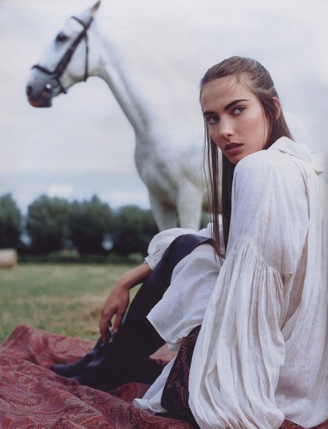 Jessica Miller Jessica Miller, Vogue, Horses